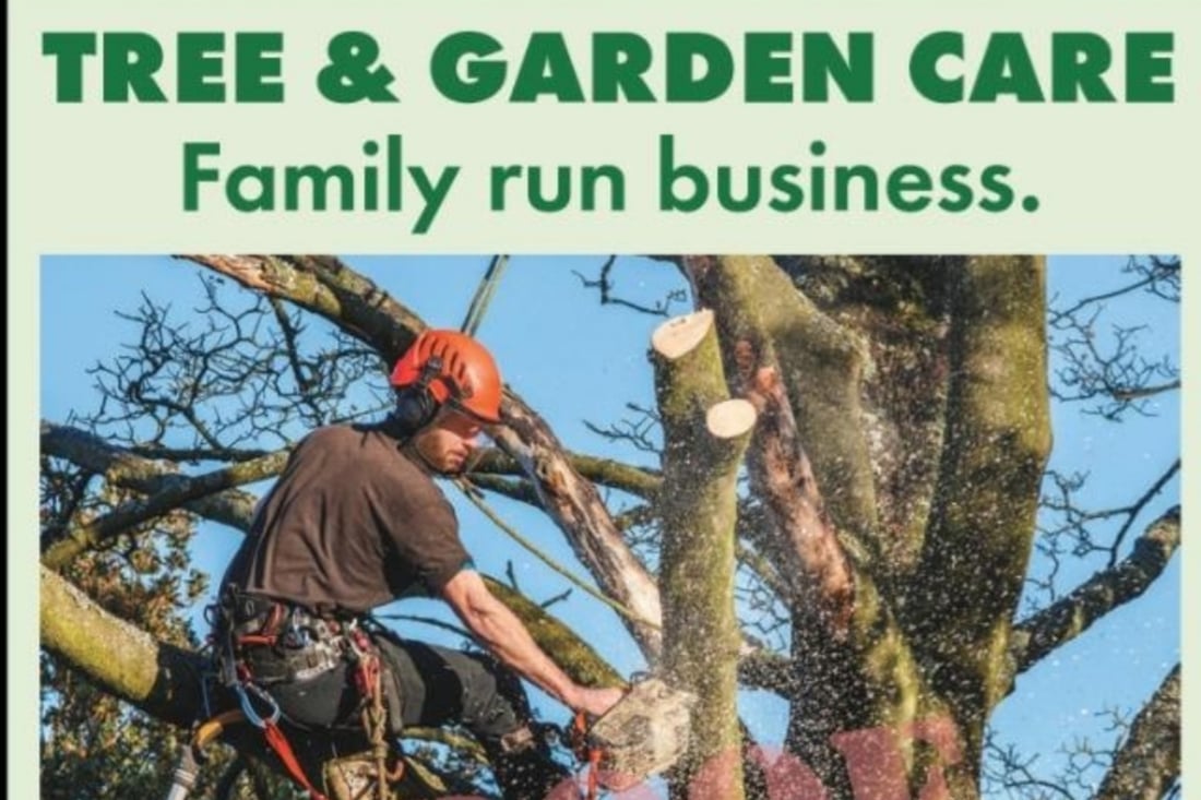 Main header - "Tree & Garden Care"