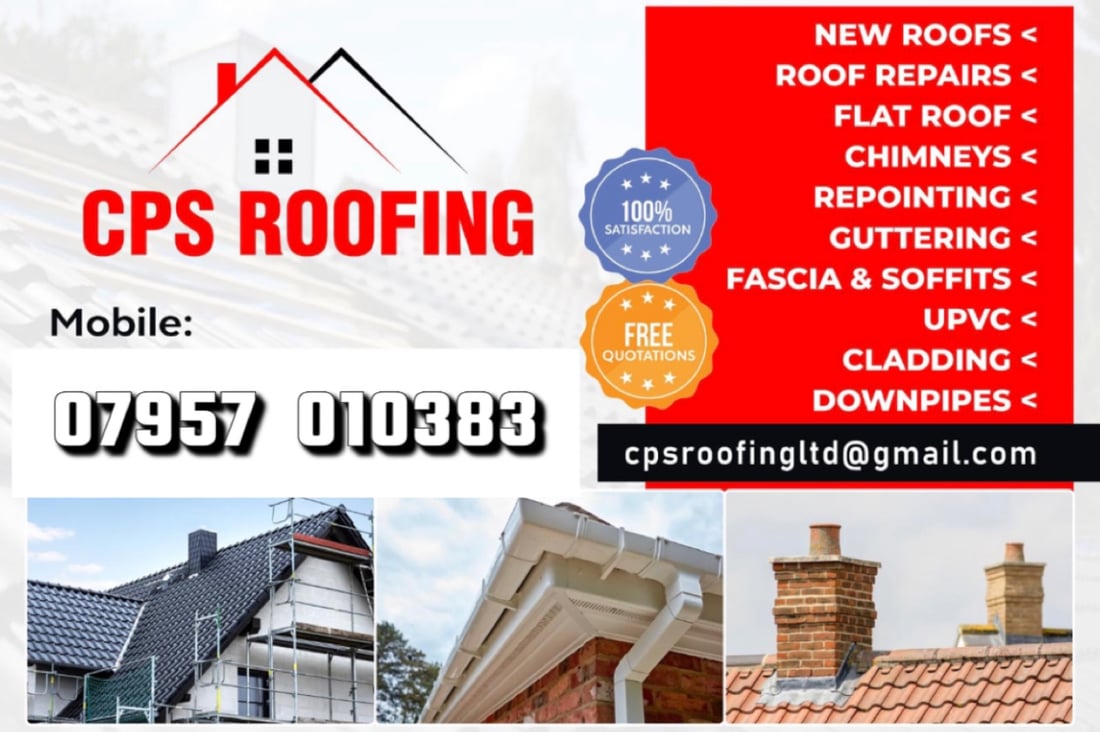 Main header - "CPS Roofing LTD"