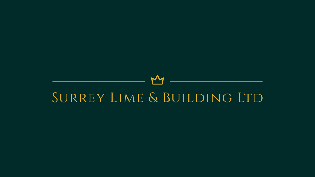 Main header - "Surrey Lime & Building"