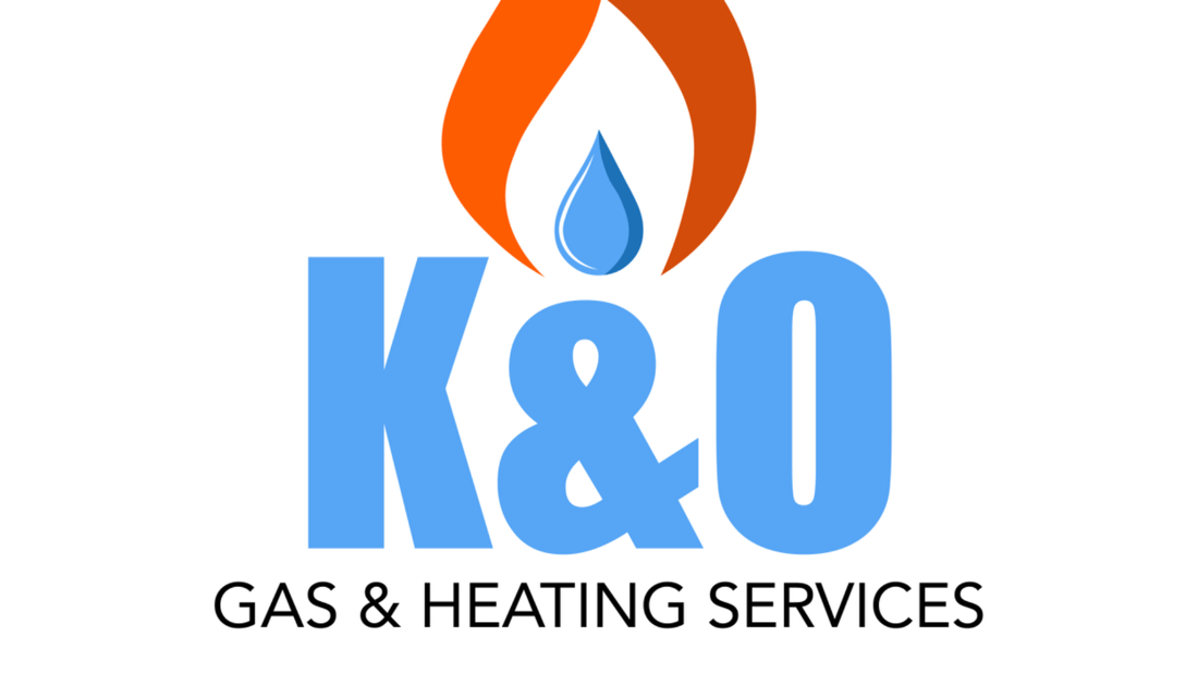 Main header - "K&O gas & heating ltd"