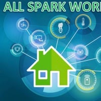 Main header - "All Sparks Work"