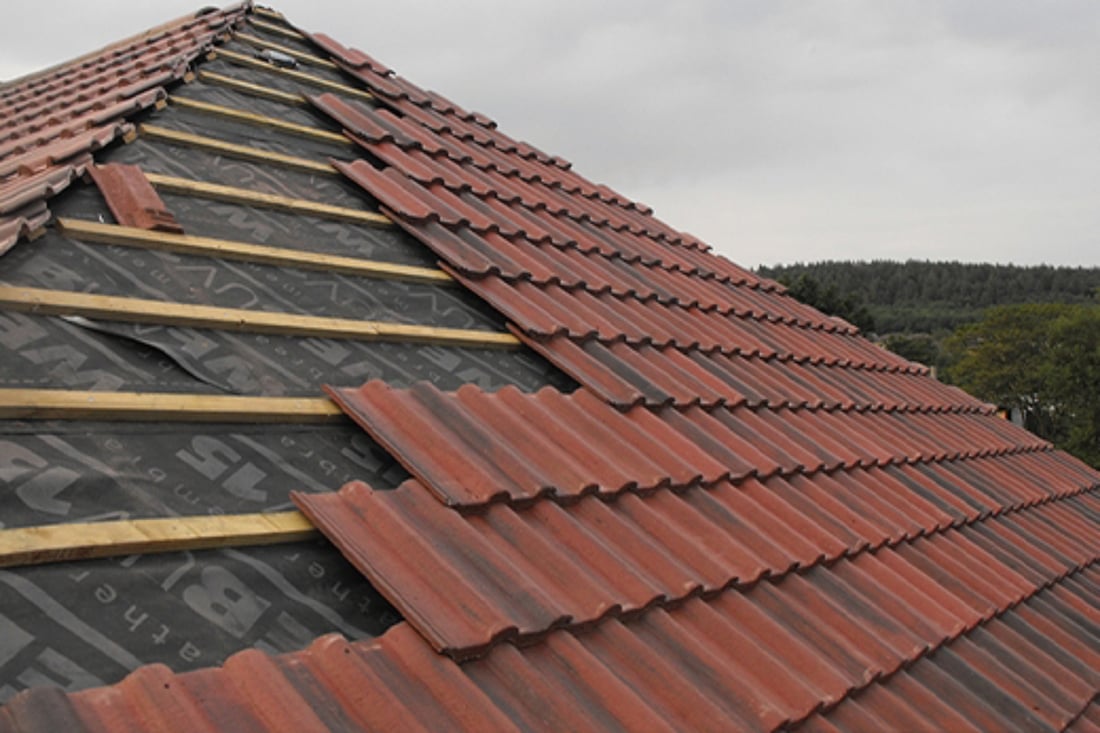 Main header - "Weatherproof Roofing"