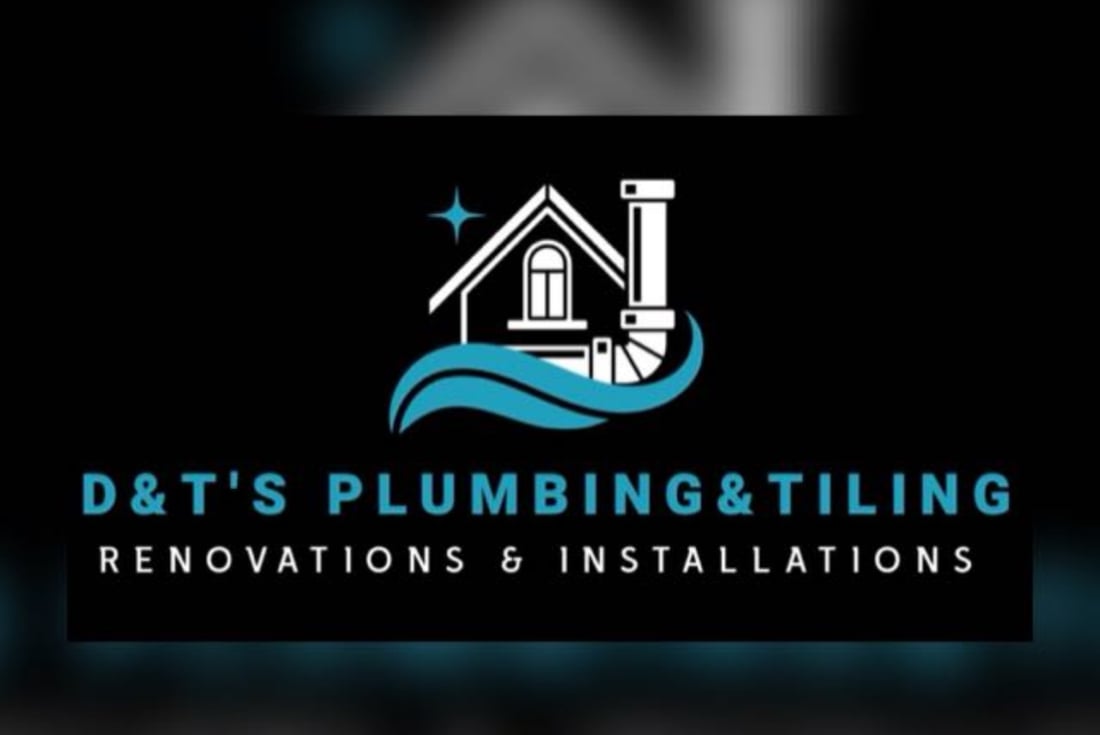 Main header - "D&T’s Plumbing & Tiling"