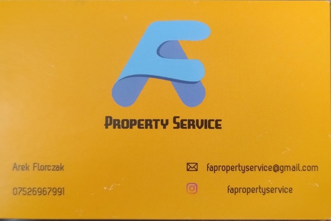 Main header - "FA Property Service"