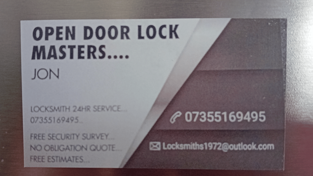 Main header - "Open Door Lockmasters"