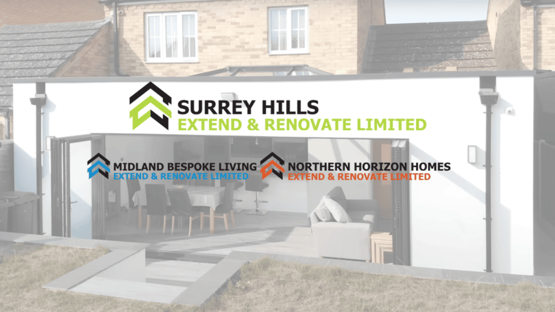 Main header - "Surrey Hills Extend & Renovate"