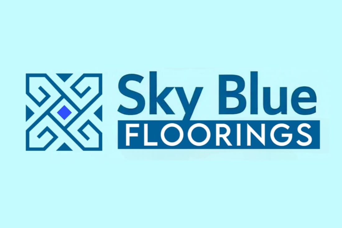 Main header - "SKY BLUE CARPET AND FLOORING LTD"