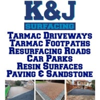 Main header - "K&J Surfacing Ltd"