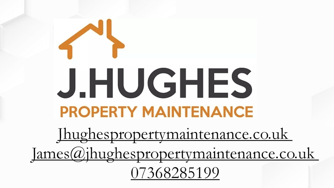 Main header - "J Hughes Property Maintenance"