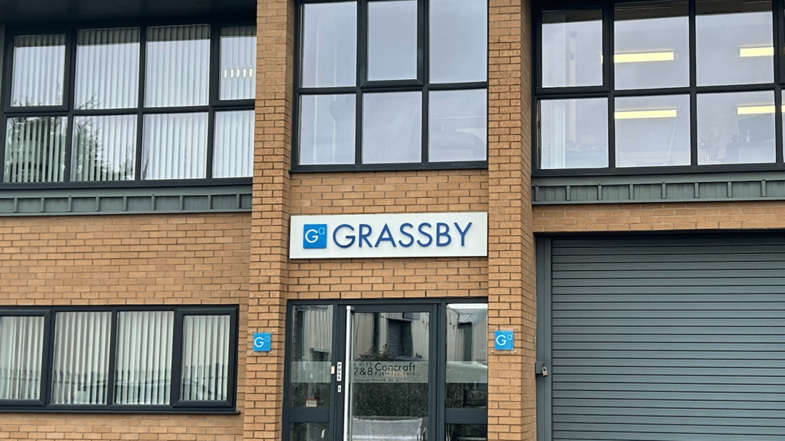 Main header - "Grassby Construction LTD"