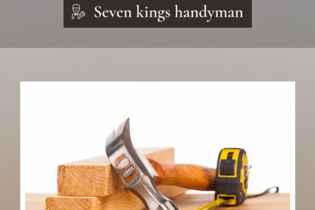 Main header - "Seven Kings Handyman"