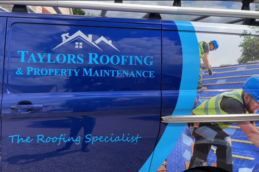 Main header - "Taylor's Roofing"