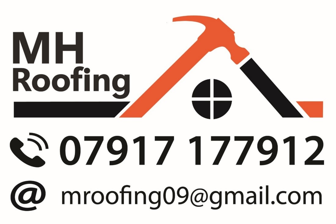 Main header - "MH Roofing"