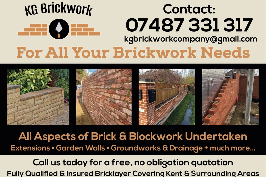 Main header - "KGBRICKWORK"