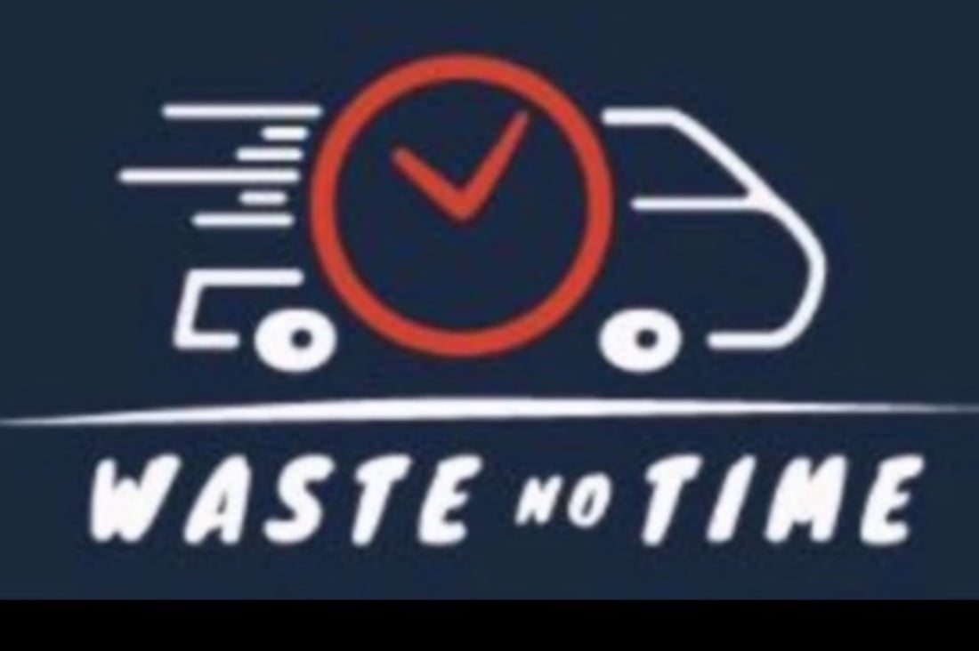 Main header - "Waste No Time Clearance"