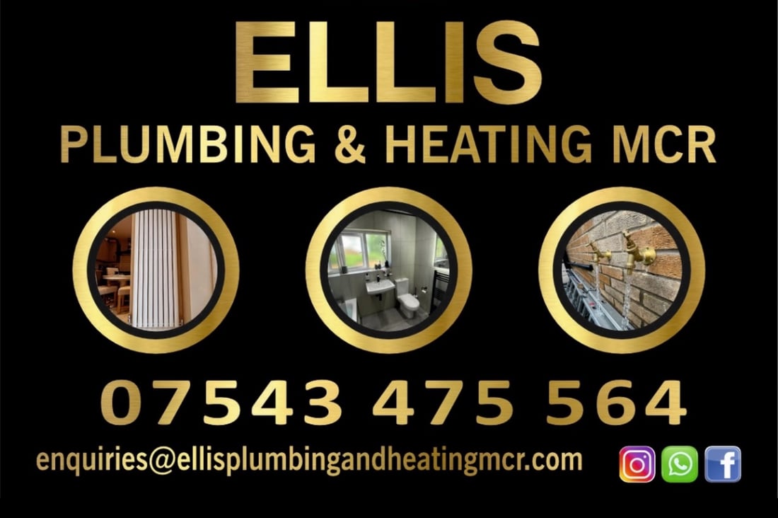 Main header - "ELLIS PLUMBING & HEATING MCR LTD"