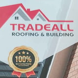 Company/TP logo - "TRADEALL ROOFING AND BUILDING"