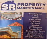 Company/TP logo - "SR Roofing"