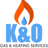 Company/TP logo - "K&O gas & heating ltd"