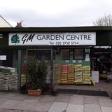 Company/TP logo - "GM Garden Centre and Landscapes"