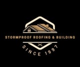 Company/TP logo - "STORMPROOF ROOFING & BUILDING"