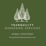 Company/TP logo - "Tranquillity Garden Services"