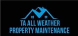 Company/TP logo - "TA All Weather Property Maintenance"