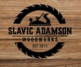 Company/TP logo - "Slavic Adamson Woodworks"