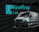 Company/TP logo - "LP Roofing"