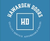 Company/TP logo - "Hawarden Doors"
