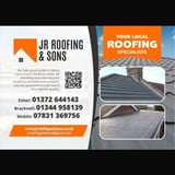 Company/TP logo - "JR Roofing & Sons"