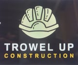 Company/TP logo - "Trowel Up Construction"