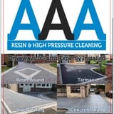 Company/TP logo - "Triple A resin Drives"