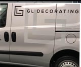 Company/TP logo - "GL Decorating"