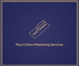 Company/TP logo - "Paul Collum Plastering Services"