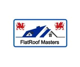 Company/TP logo - "FlatRoof Masters"