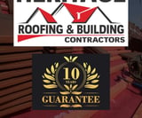 Company/TP logo - "Heritage Roofing & Building Contractors"