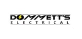 Company/TP logo - "Dommetts Electrical"
