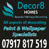 Company/TP logo - "Decor8 Homes"