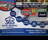 Company/TP logo - "365 Roof Repairs"