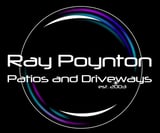 Company/TP logo - "Ray Poynton Patios & Driveways"