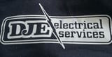 Company/TP logo - "DJE ELECTRICAL SERVICES  & SON LTD"