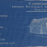 Company/TP logo - "k constructions"