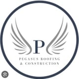 Company/TP logo - "Pegasus Roofing"