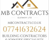 Company/TP logo - "MB CONTRACTS GLENAVY LTD"