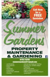 Company/TP logo - "Summer Gardens Landscape & Building Contractors"