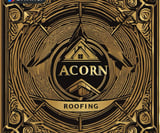 Company/TP logo - "Acorn Roofing"