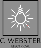 Company/TP logo - "C Webster Electrical"