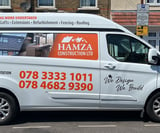 Company/TP logo - "HAMZA CONSTRUCTION"