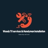 Company/TP logo - "Woodz TV Services & Handyman Installations"